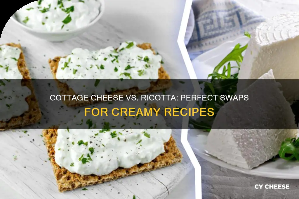 how do i substitute cottage cheese for ricotta