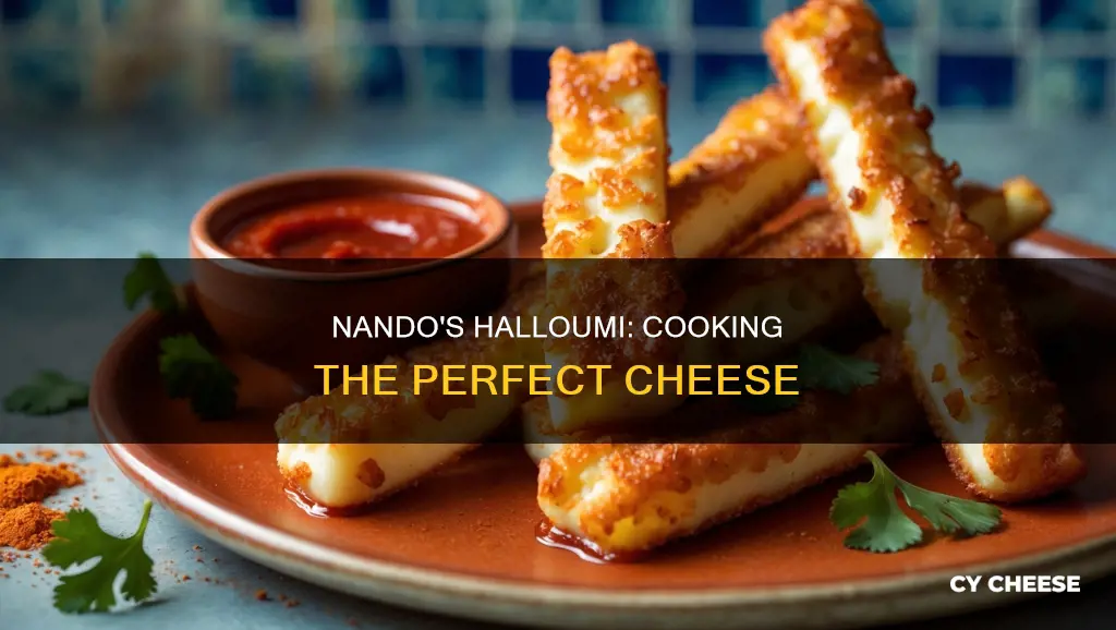 how do nandos cook their halloumi cheese