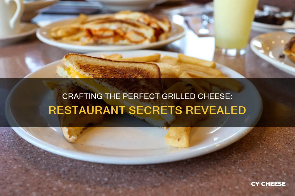 how do restaurants cook grilled cheese