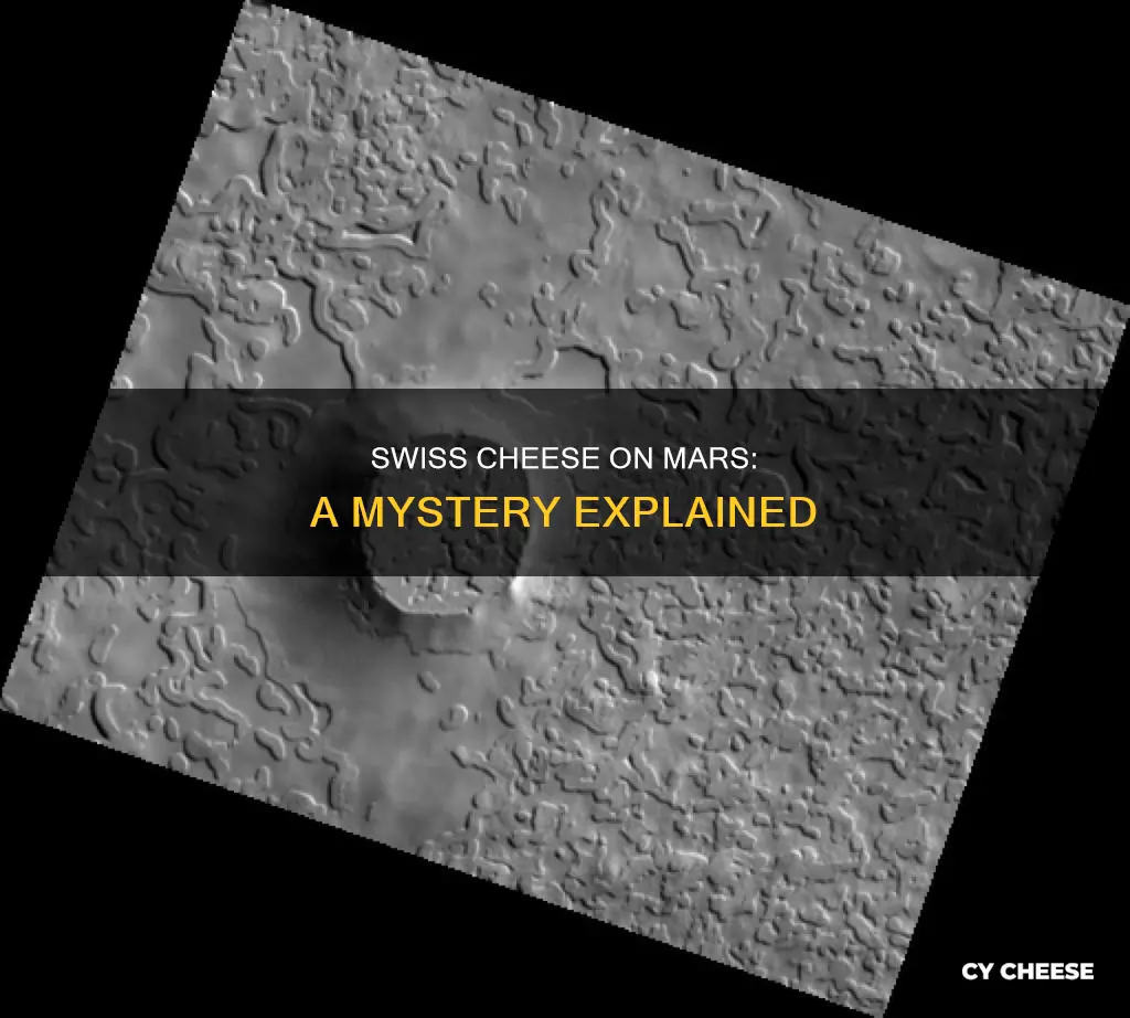how do swiss cheese form in mars