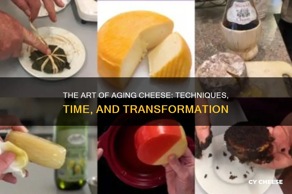 how do they age cheese