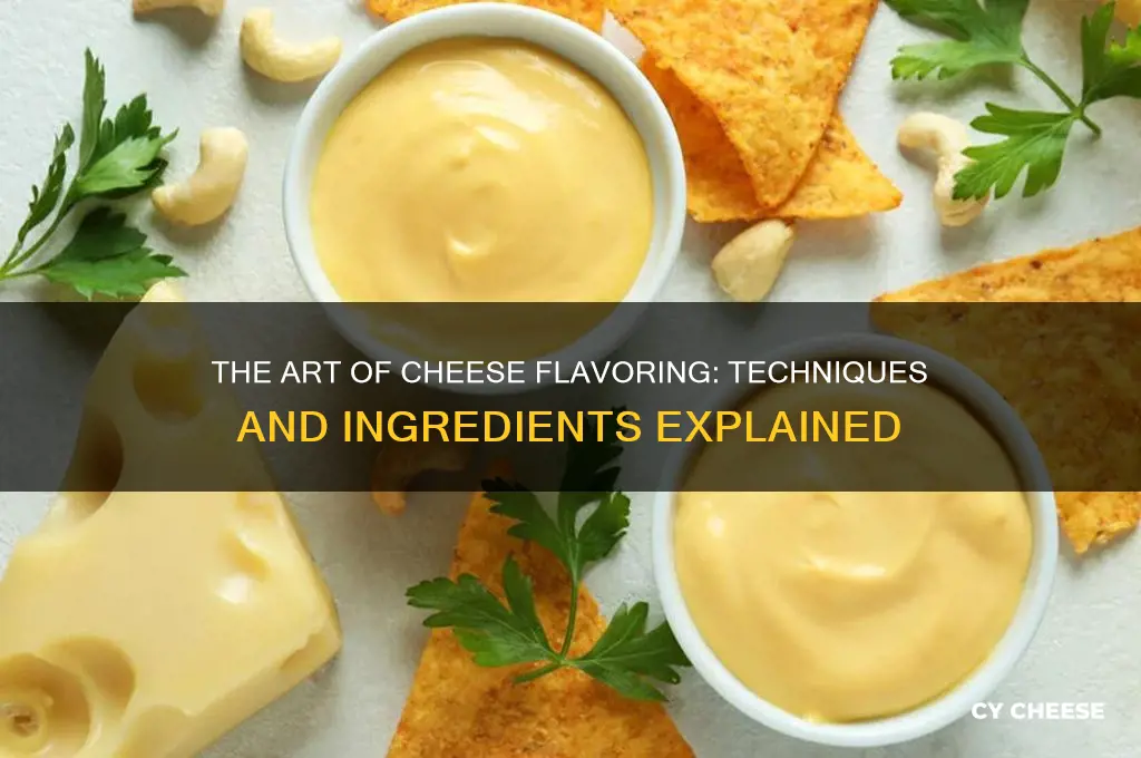 how do they flavor cheese