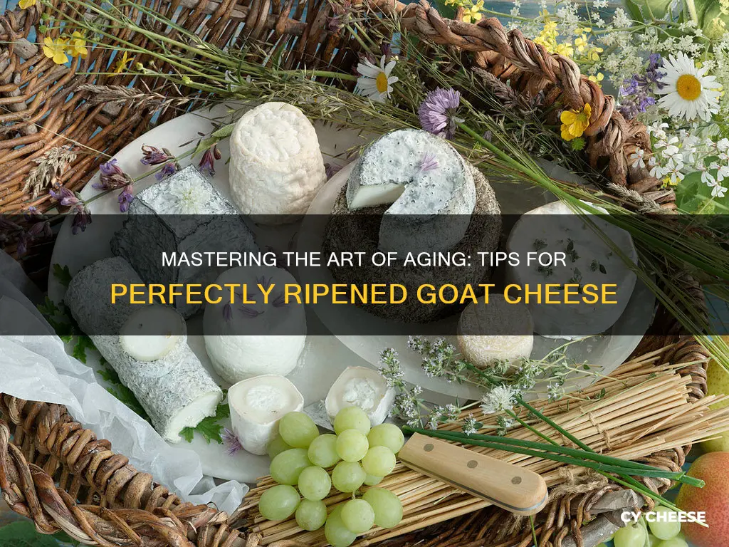 how do you age goat cheese