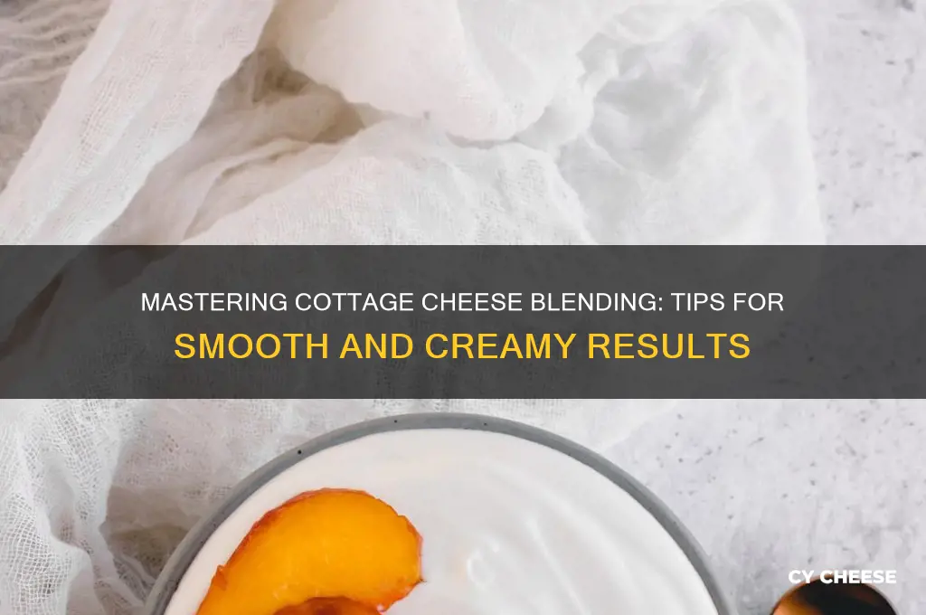 how do you blend cottage cheese