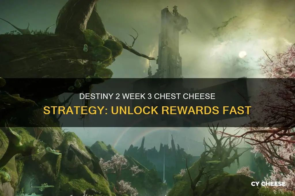how do you cheese week 3 destiny 2 chest