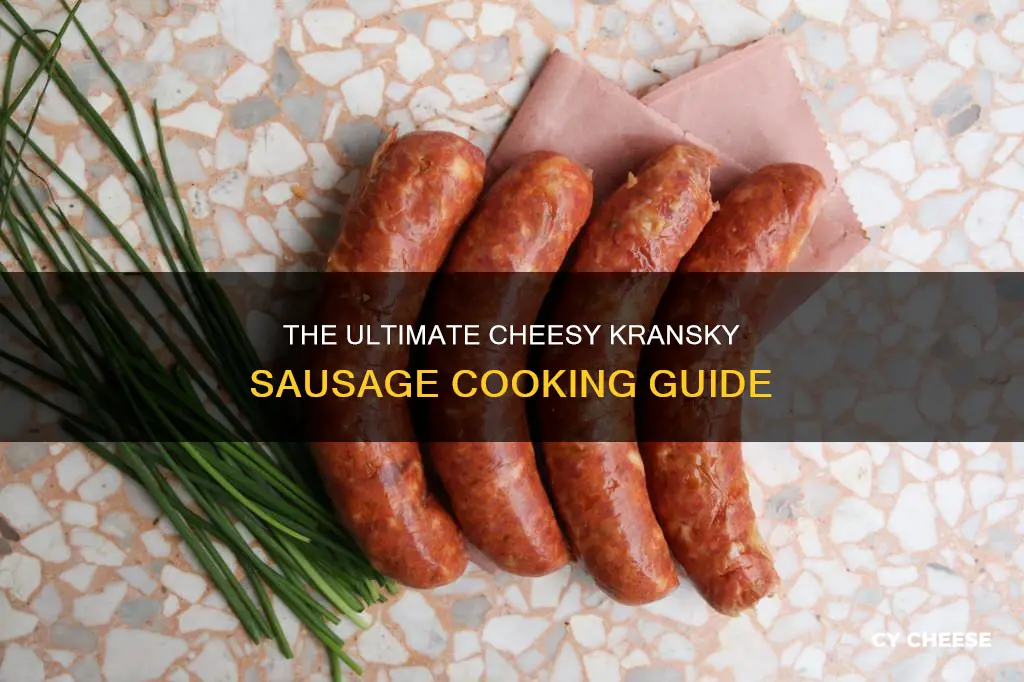 how do you cook cheese kransky sausages