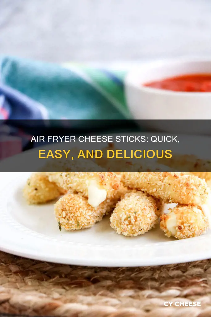 how do you cook cheese sticks in the air fryer