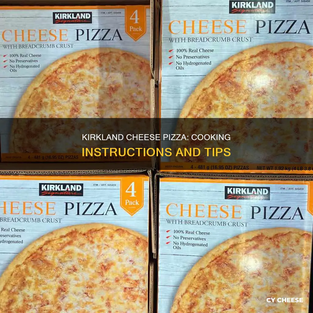 how do you cook kirkland cheese pizza