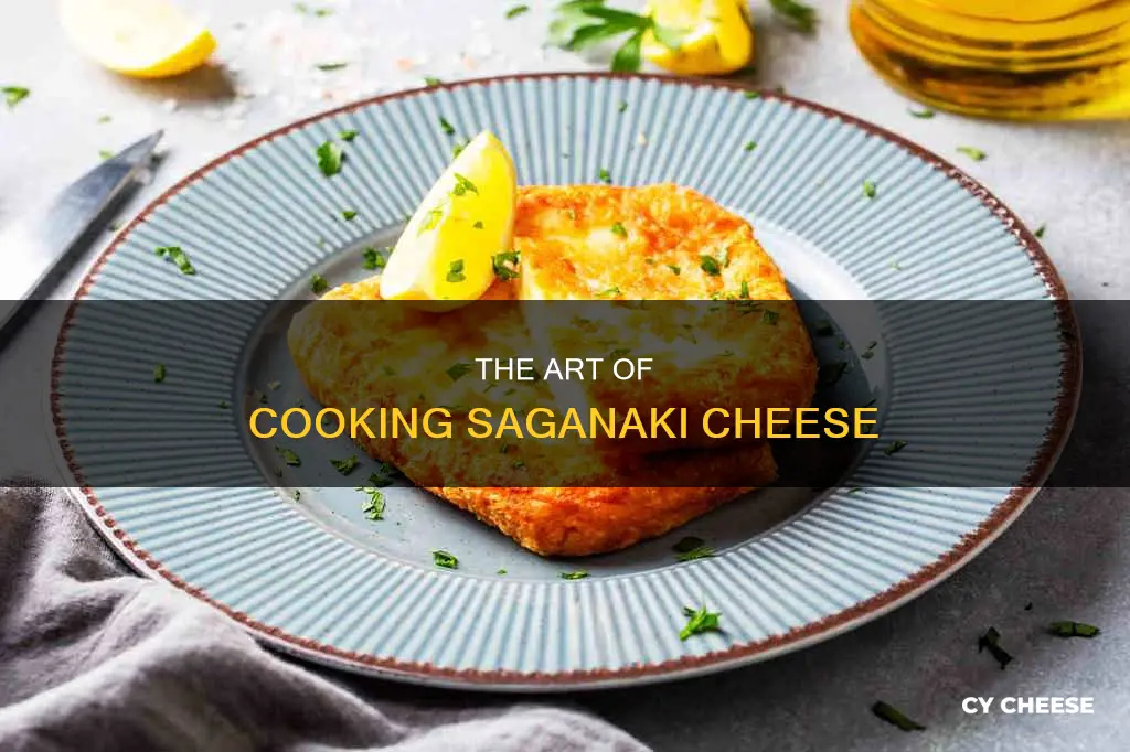 how do you cook saganaki cheese