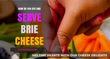 The Art of Cutting and Serving Brie Cheese