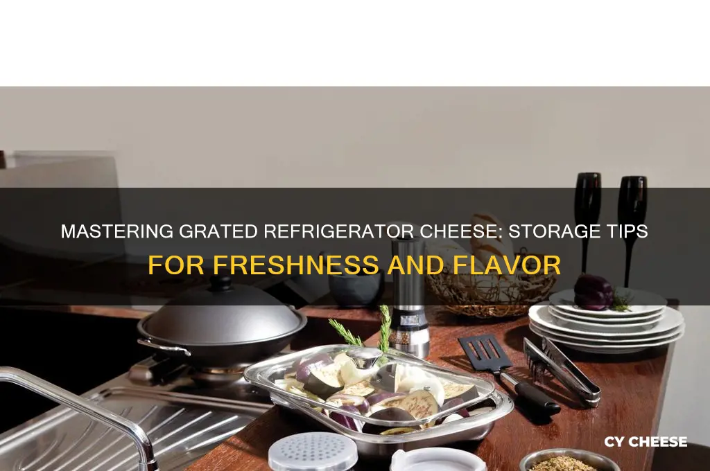 how do you do refrodger cheese after you grate it