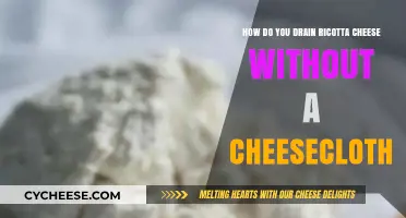 Easy Ricotta Draining Hacks: No Cheesecloth Required for Creamy Results