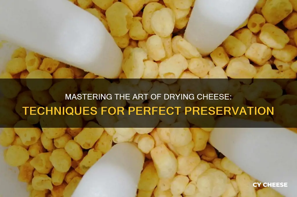how do you dry cheese