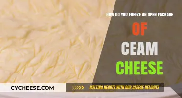 Freeze Cream Cheese: Tips for Preserving Open Packages Easily