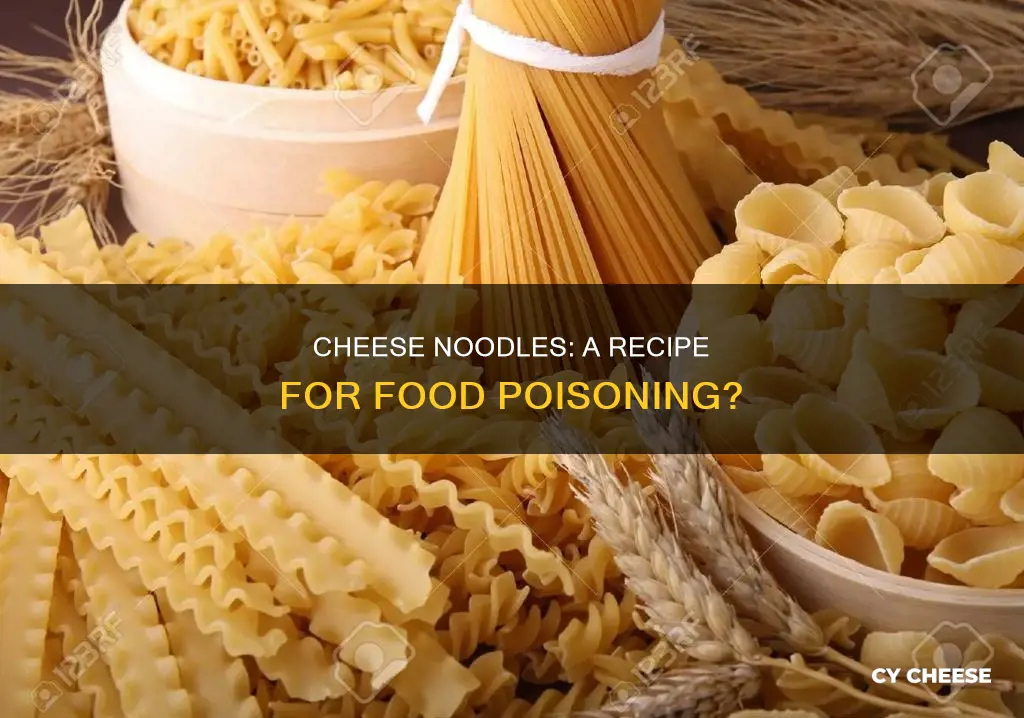 how do you get food poisoning from noodles with cheese