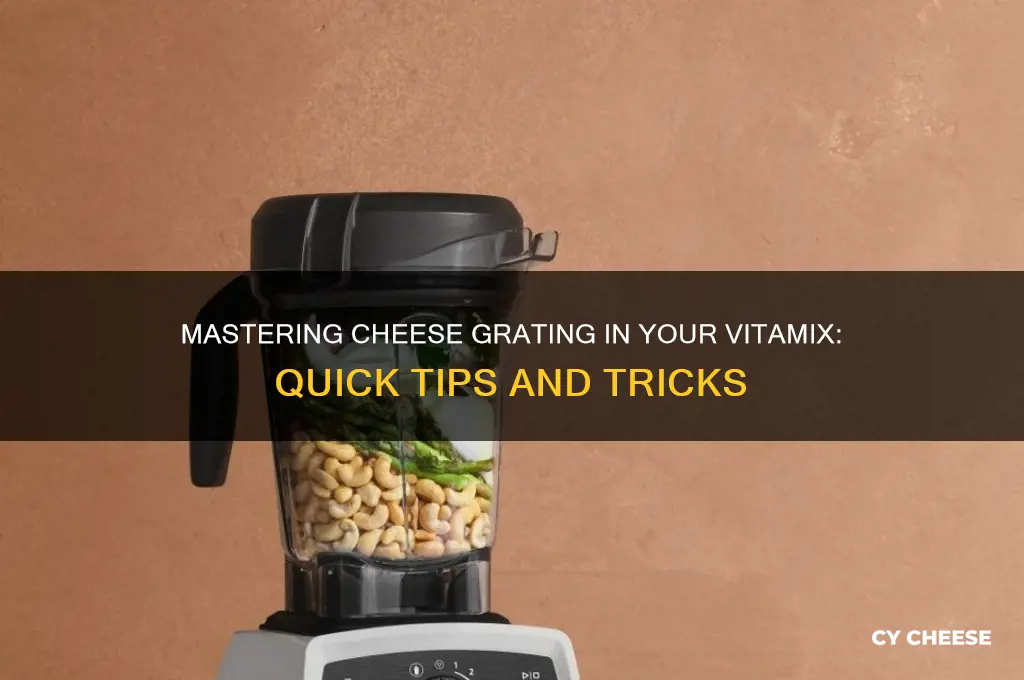 how do you grate cheese in a vitamix