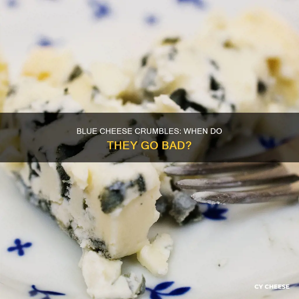 how do you know if blue cheese crumbles are bad