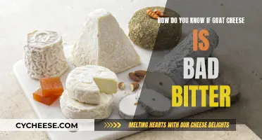 Goat Cheese Gone Sour: Detecting Bitterness and Spoilage