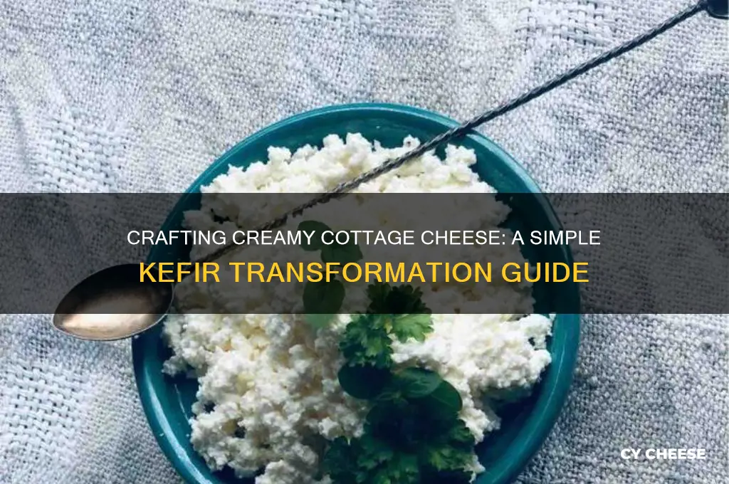 how do you make cottage cheese from kefir