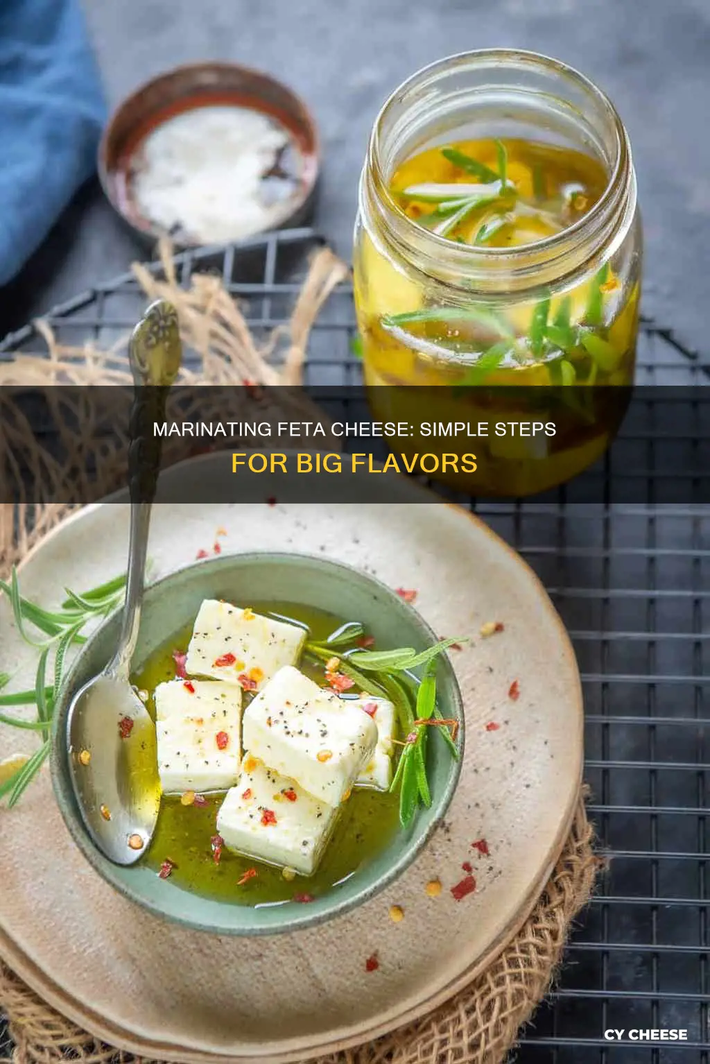 how do you marinate feta cheese