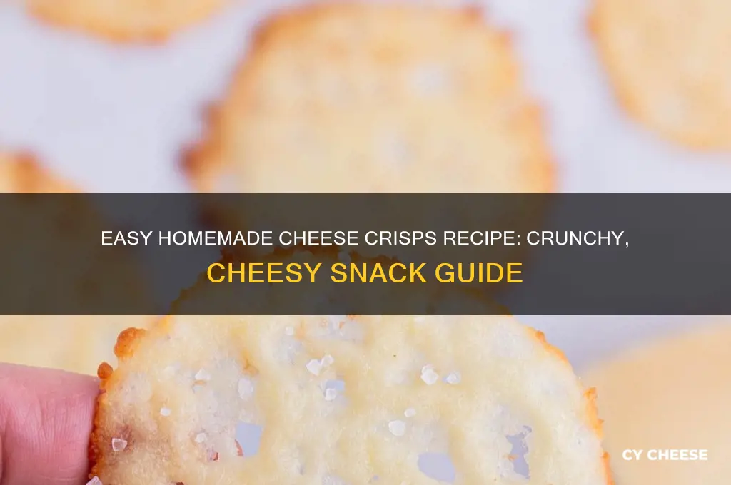 how do you mqke your own cheese crisps