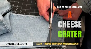 DIY Distressed Denim: Rip Jeans with a Cheese Grater Guide