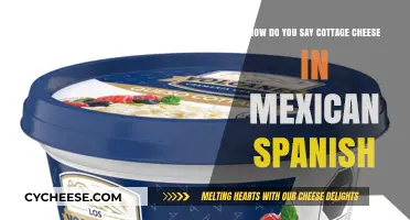 ¿Cómo se dice cottage cheese en español mexicano?