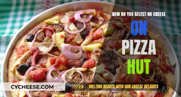 Customizing Pizza Hut Orders: No Cheese, Easy Steps