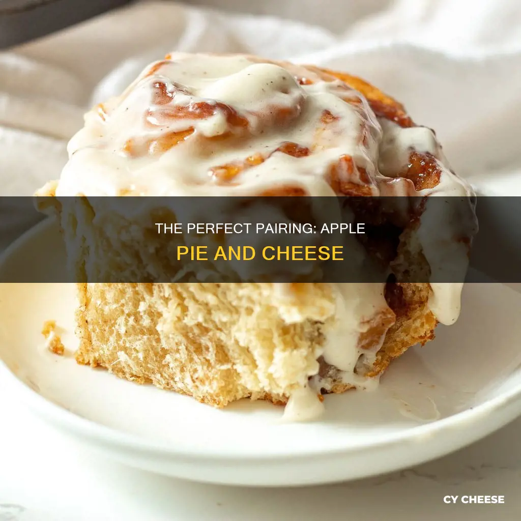 how do you serve apple pie and cheese