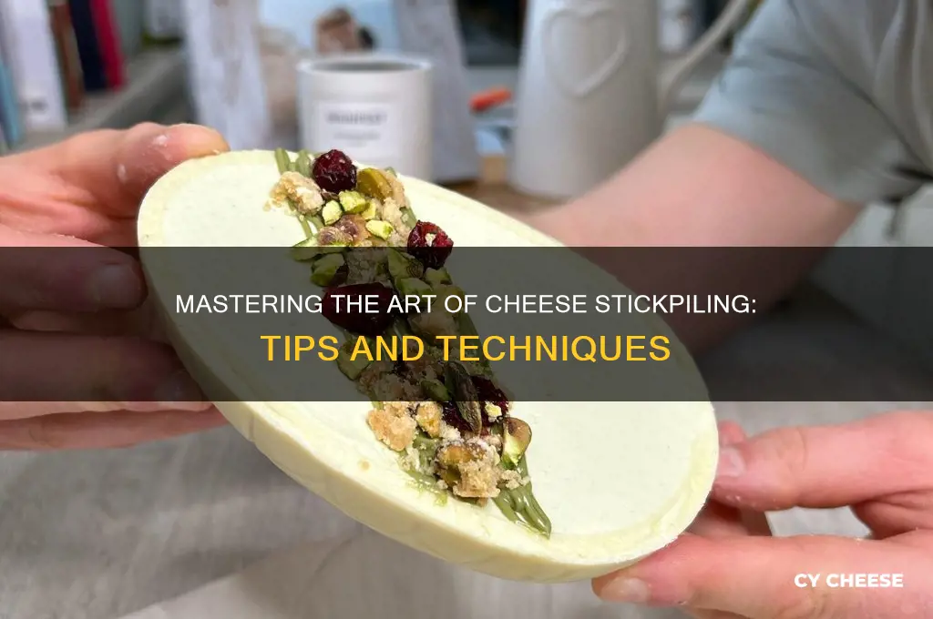 how do you stickpile cheese