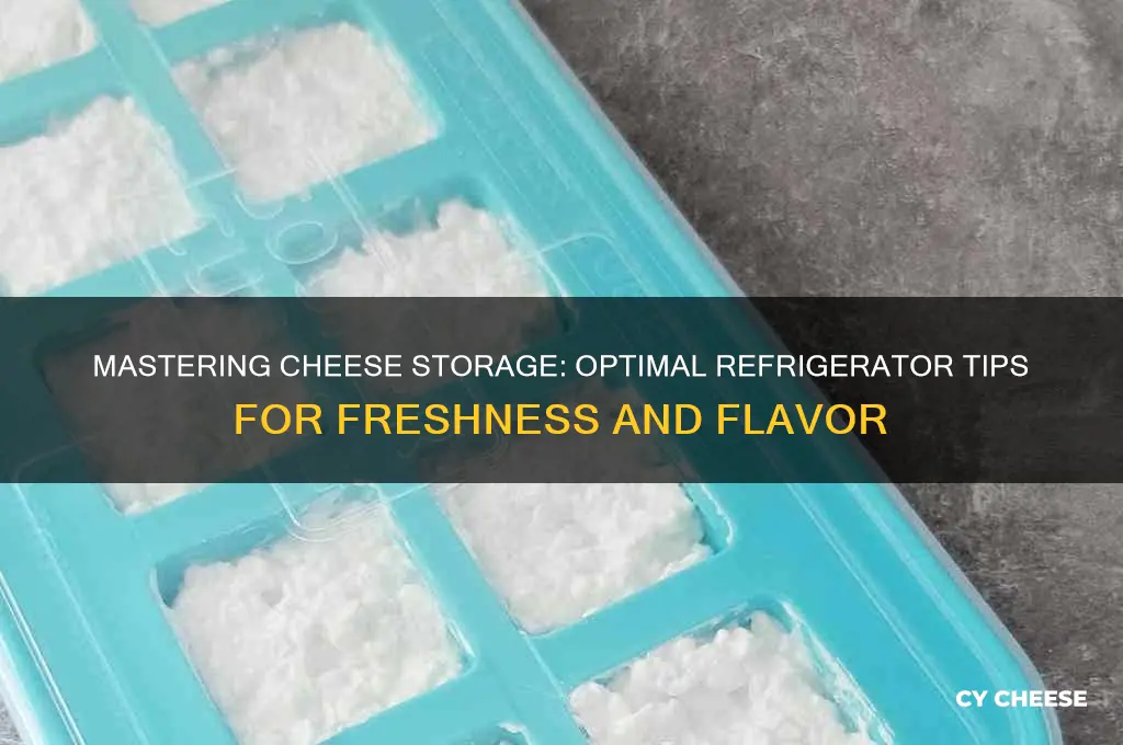 how do you store cheese in the refrigerator