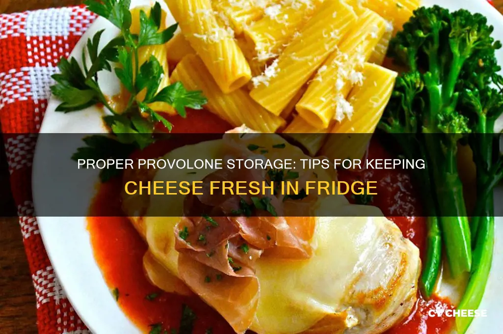 how do you store provolone cheese in the fridge