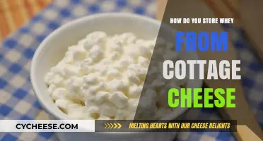 Storing Whey from Cottage Cheese: Simple Tips for Longevity and Use