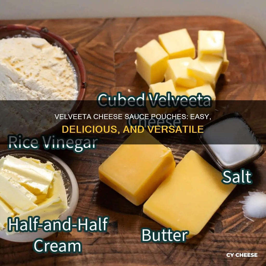 how do you use velveeta cheese sauce pouches