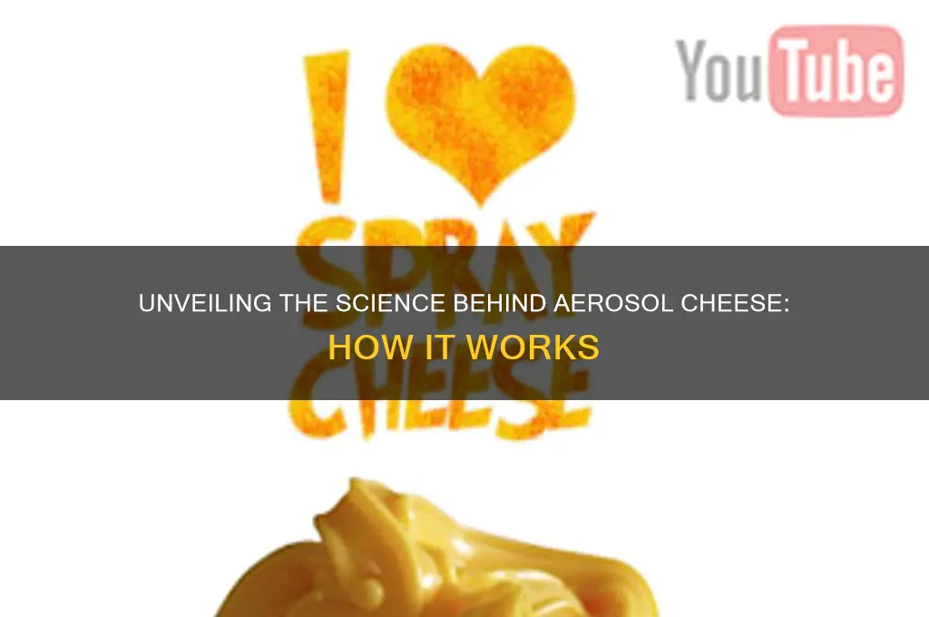 how does aerosol cheese work