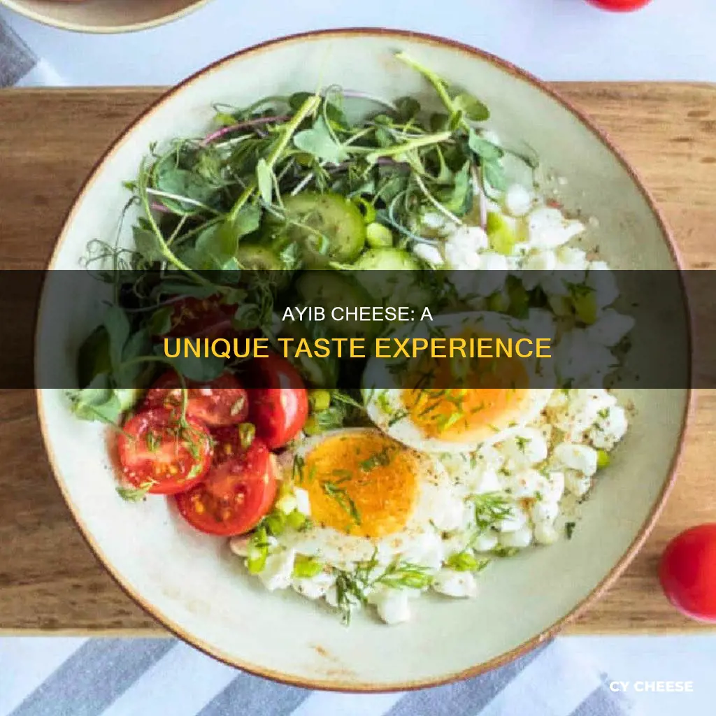 how does ayib cheese taste like