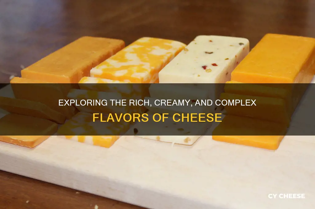 how does cheese taste