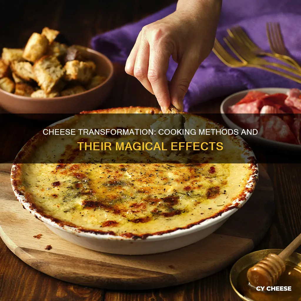 how does cooking alter cheese