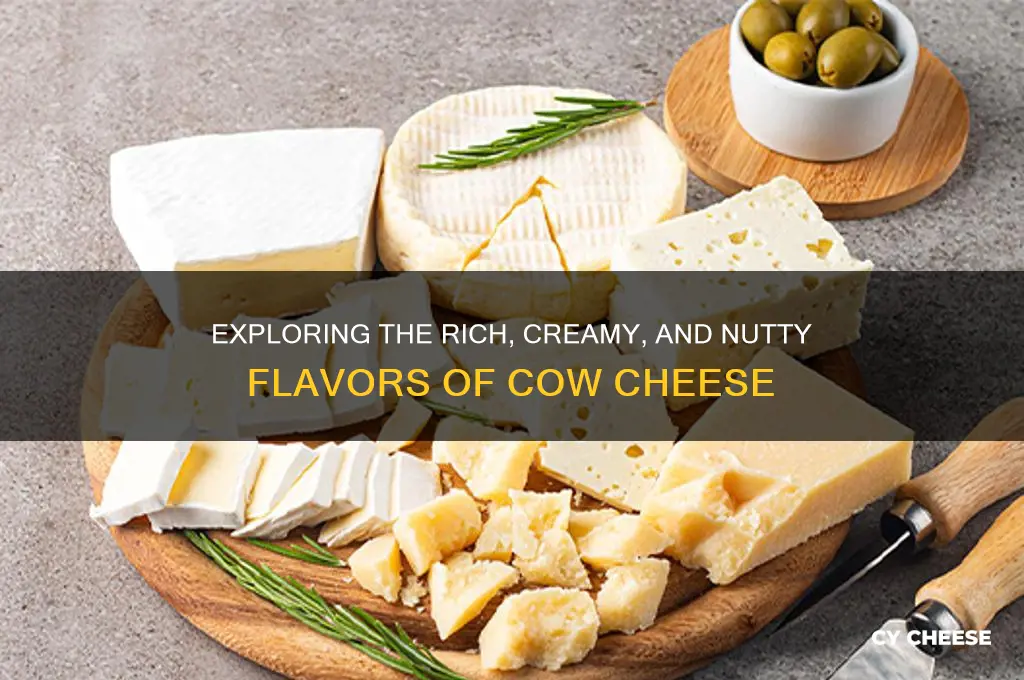 how does cow cheese taste