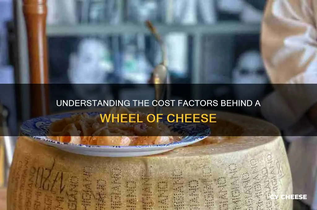 how does does a wheel of cheese cost