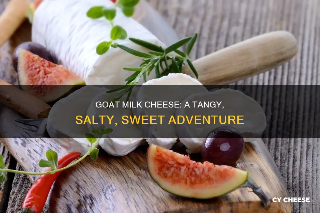 how does goat milk cheese taste