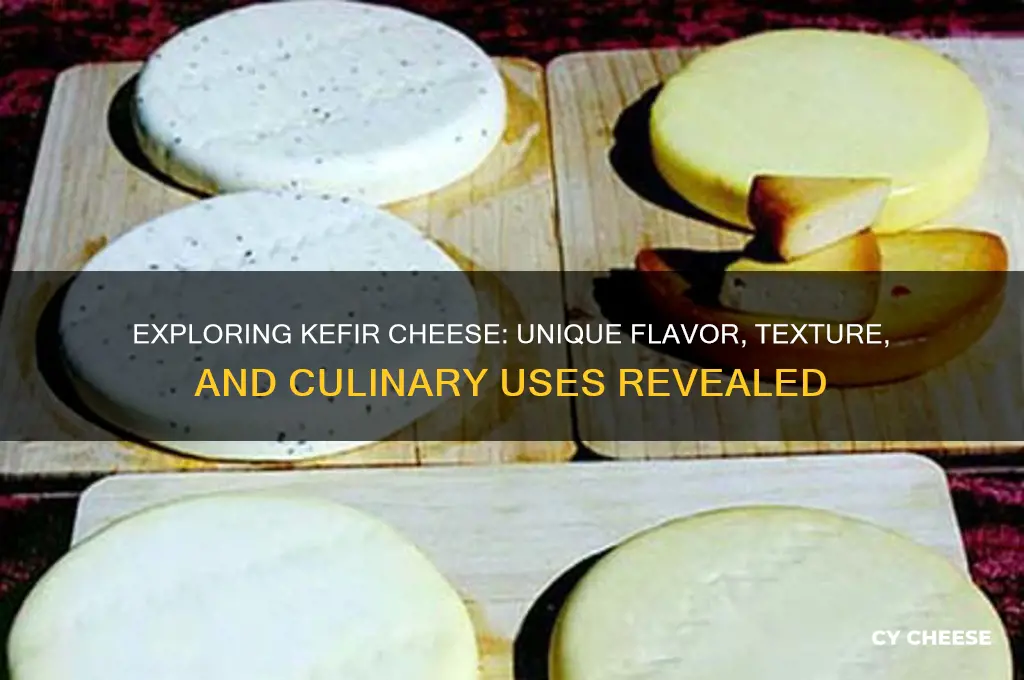how does kefir cheese taste