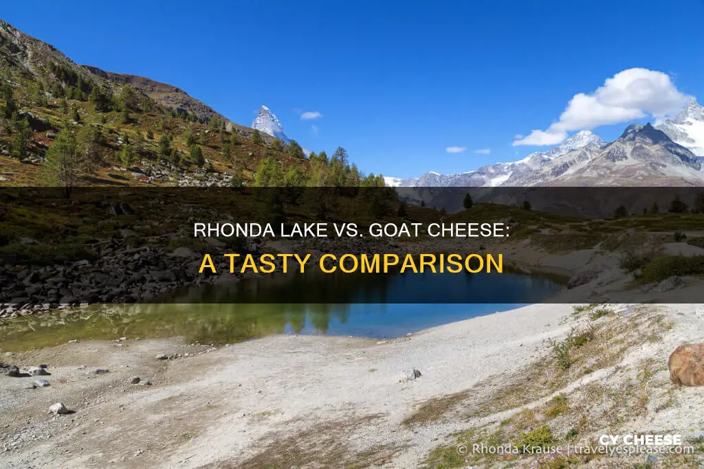 how does rhonda lake compared to goat cheese