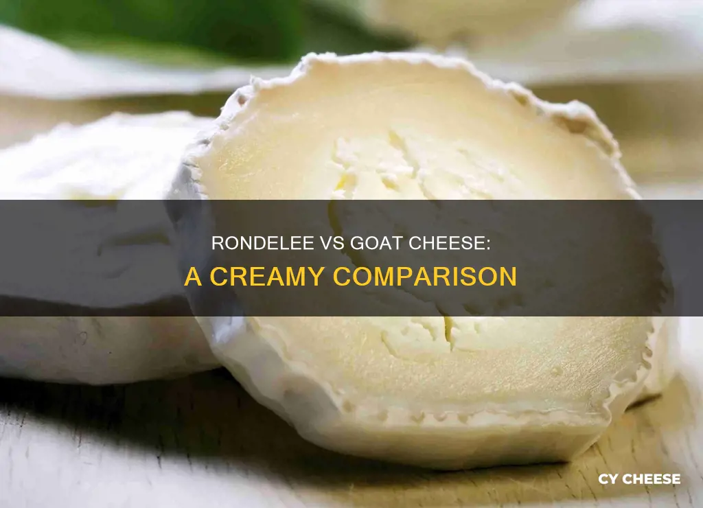 how does rondelee compared to goat cheese