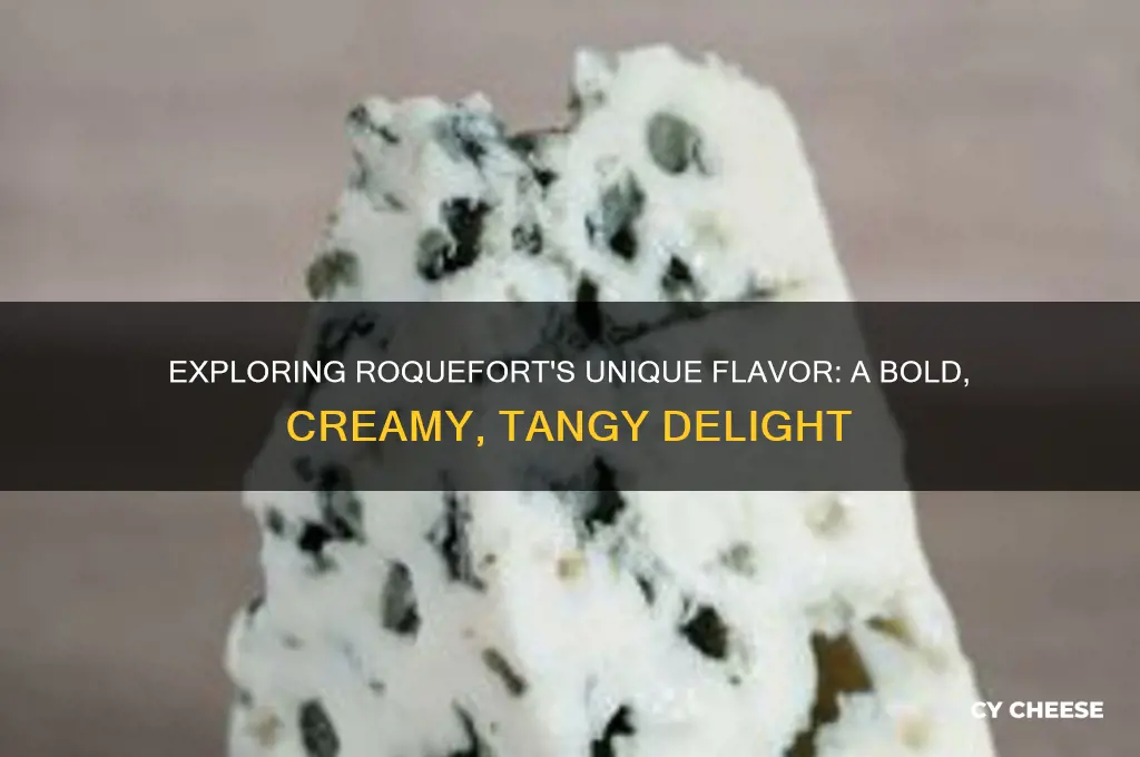 how does roquefort cheese taste