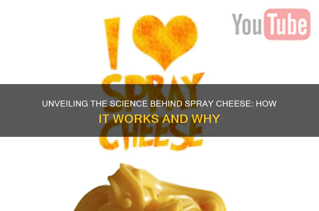 how does spray cheese work