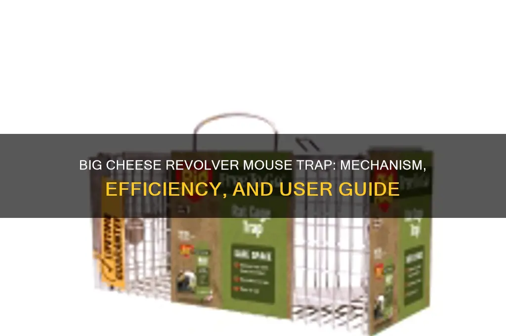 how does the big cheese revolver mouse trap work