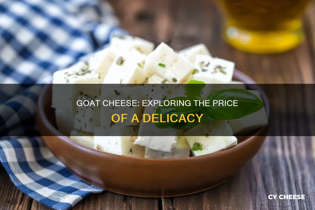 how expensive is goat cheese