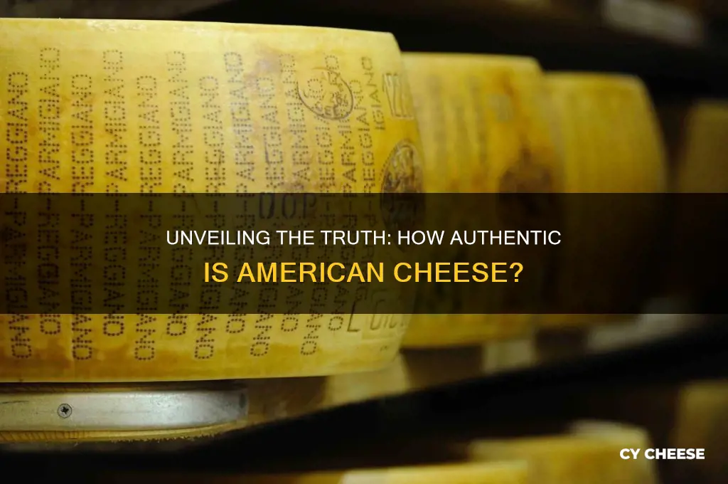how fake is american cheese