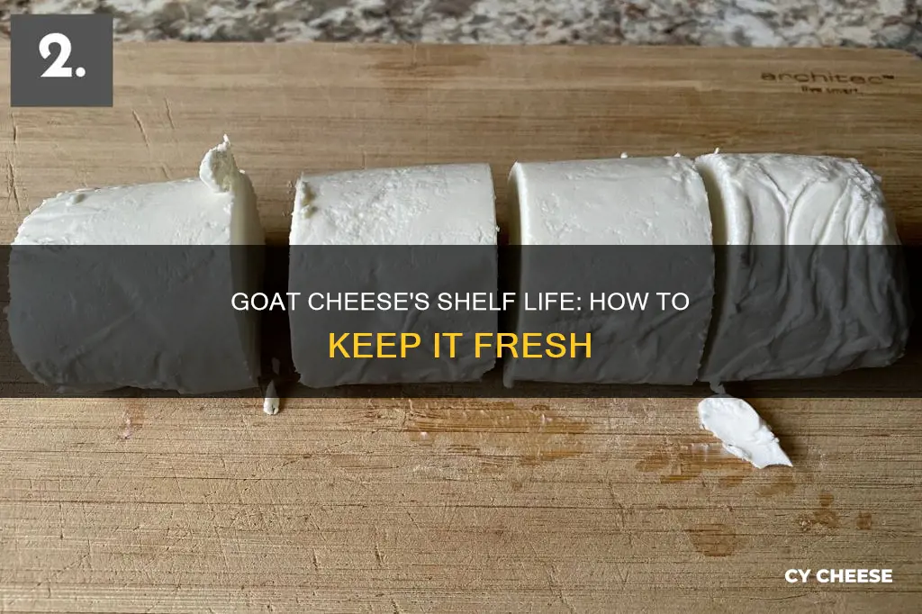 how fast does goat cheese go bad